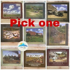 PICK ONE Fort Benning Military Poster Prints Landmarks Historic Moments 28”x22”